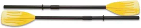INTEX 59623E 48" Deluxe French Oars: Easy 3 Piece Assembly  Ribbed Blade  Retainer Rings  TUV RL approved  Perfect for Inflatable Boats