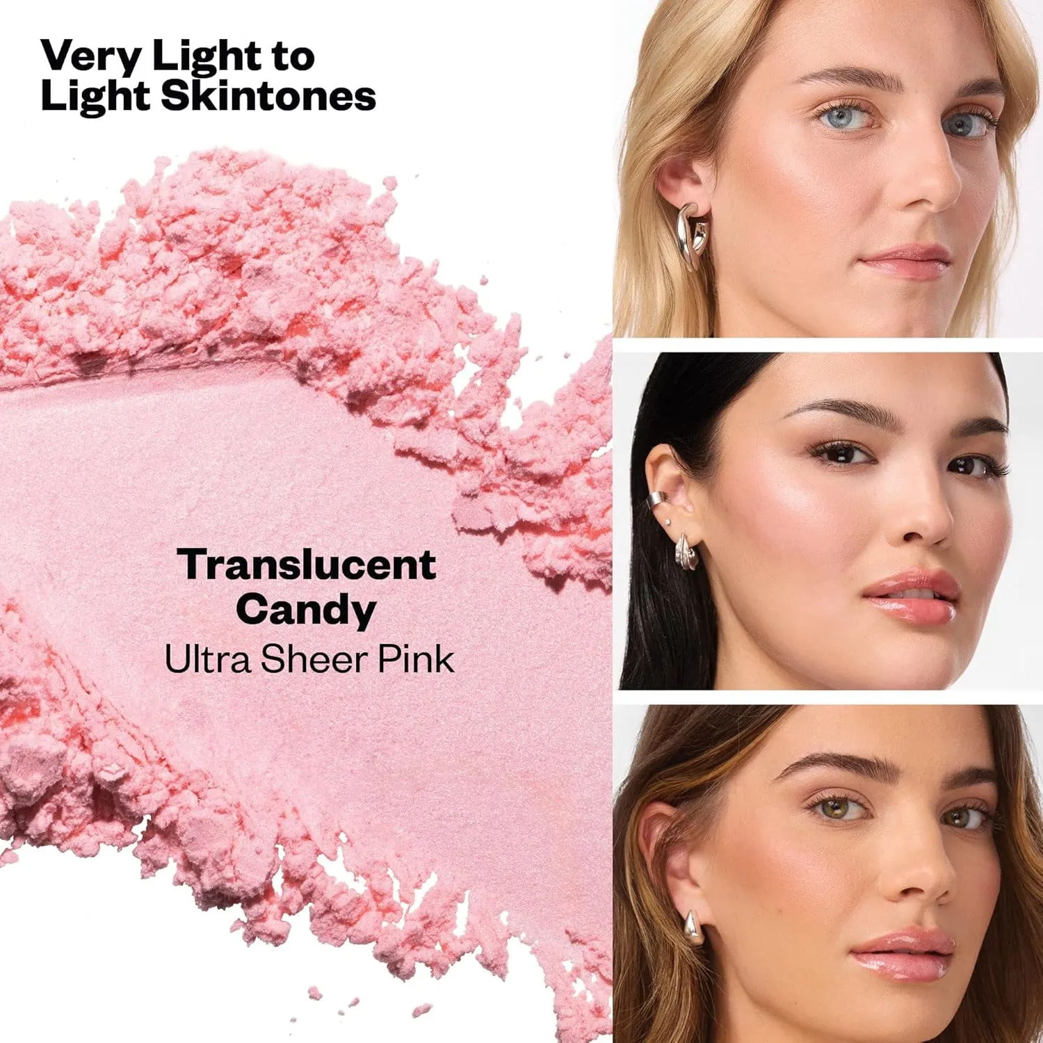 Kosas Cloud Set Loose Powder  Translucent Setting   Blurring Talc-Free Face Powder in Translucent Candy (Ultra Sheer Pink)