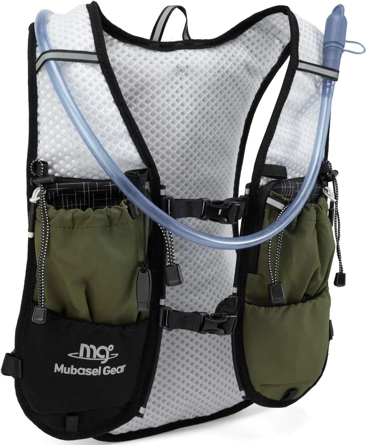 Lightweight Running Vest for Women & Men Hydration Backpack Pack with 1.5L Water Bladder Bag Running Gear Accessories for Hiking Marathon Trail Cycling