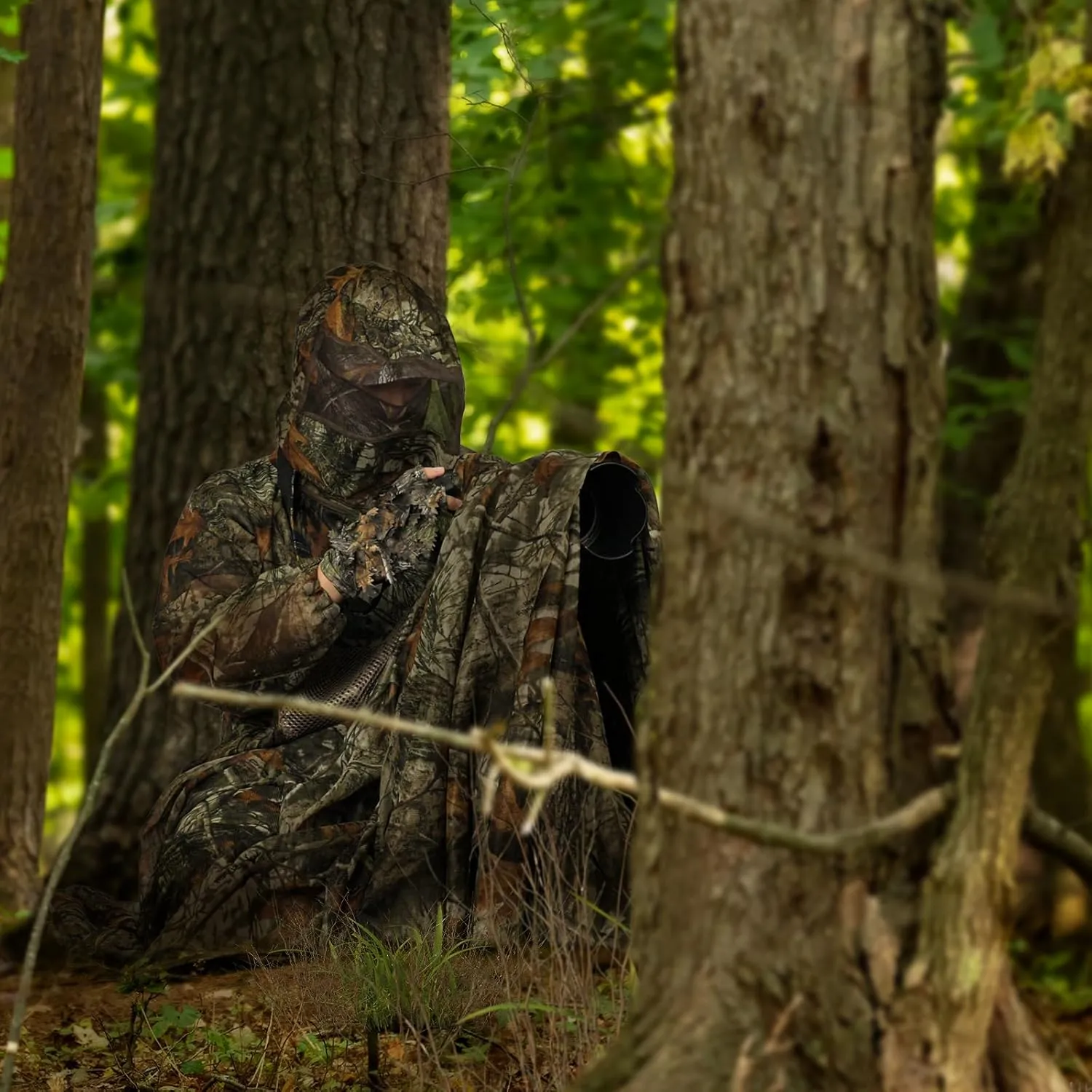 LOOGU Mosquito Suits, Net Bug Pants & Jacket Hood Sets - Ultra-fine Mesh - With Fishing, Hiking, Camping and Gardening