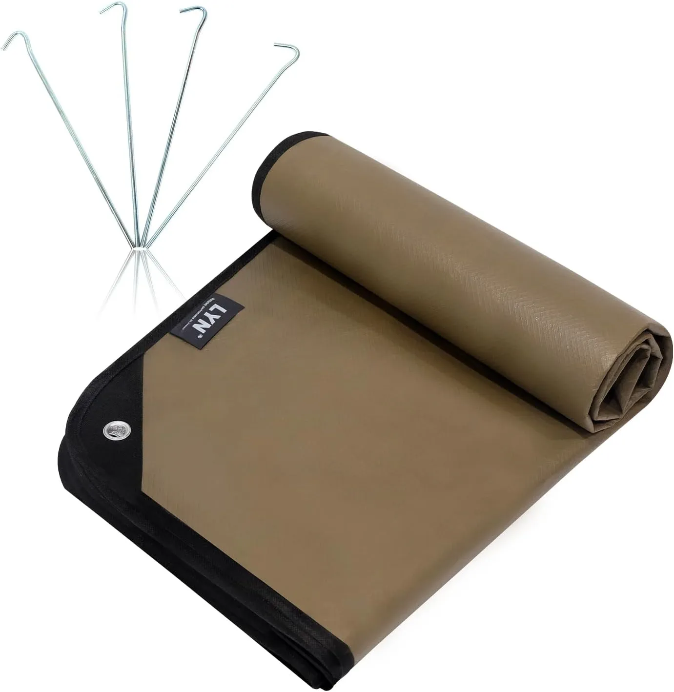 LYN Heavy Duty Emergency Blanket Survival Gear Waterproof Insulated Blanket Emergency Tarp for Camping, Hiking, Bushcraft