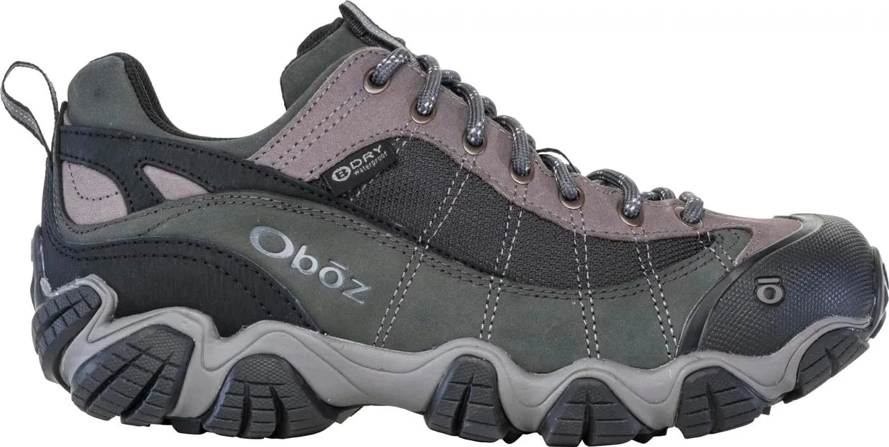 Oboz Men's Firebrand II Low B-Dry, Gray, 10.5
