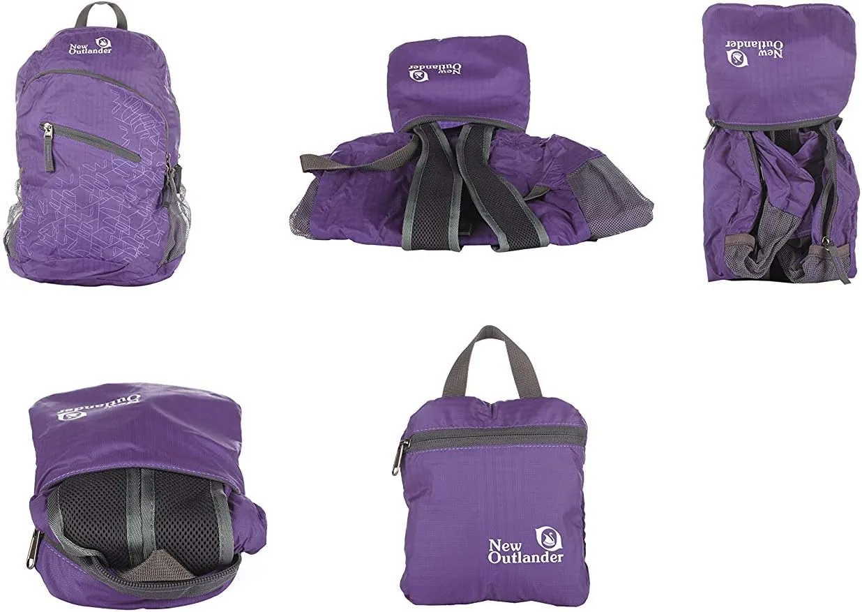 Outlander Packable Handy Lightweight Travel Hiking Backpack Daypack