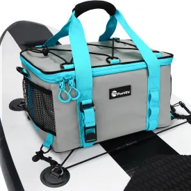 Paddle Board Cooler, Waterproof SUP Cooler Bag with TPU Zipper, Durable PVC Material, 26L Capacity Fits 42 Cans, Paddle Board Accessories for Stand-Up Paddleboard, Beach, Camping, Kayaking
