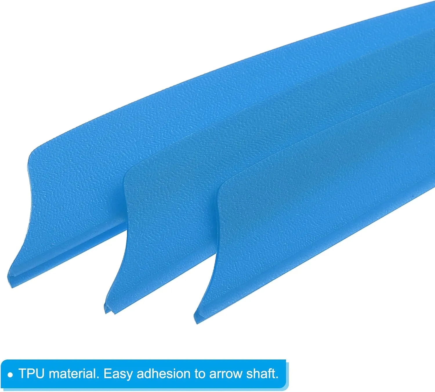 PATIKIL Arrows Vanes, Archery Fletching Arrow Fletch Wing with Shied Cut for DIY Hunting Target Shooting