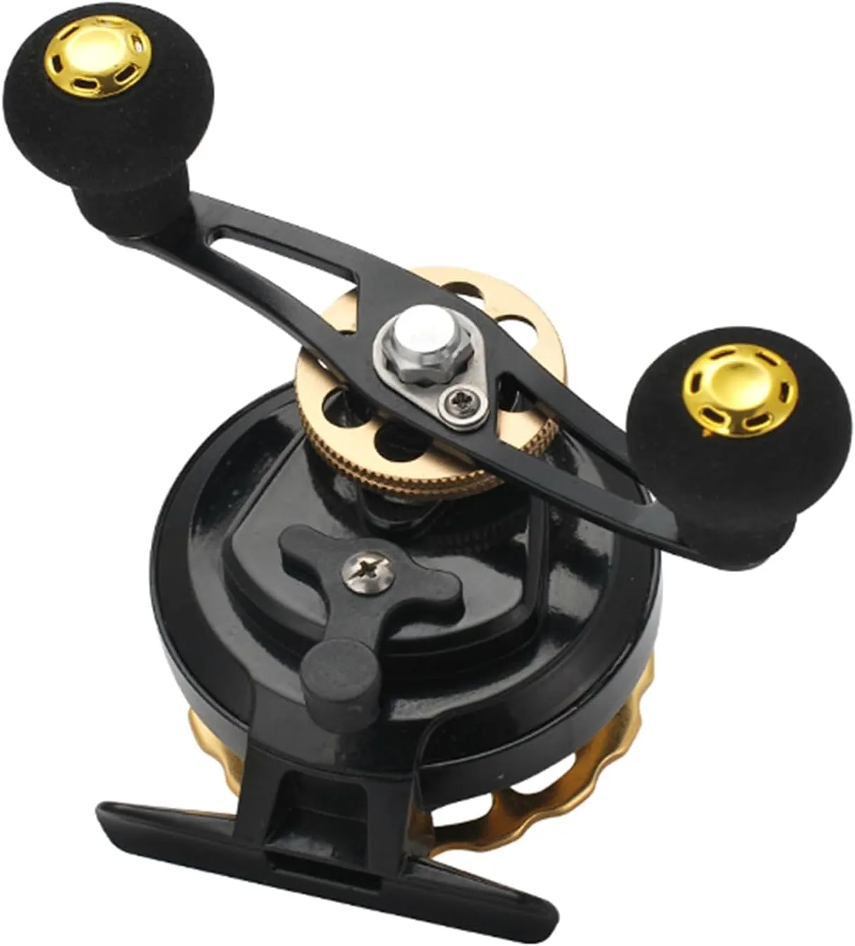 Portable Raft Fishing Reel Right/Left Handed Fishing Raft Wheel Winter Ice Fishing Reel Portable Fish Tackle Easy to Use