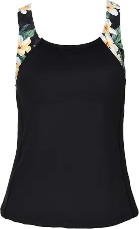 Private Island Hawaii Women UPF50  Tankini Bathing Swimsuits Sleeveless Tank Bra Top Swim Rash Guard (RTY)