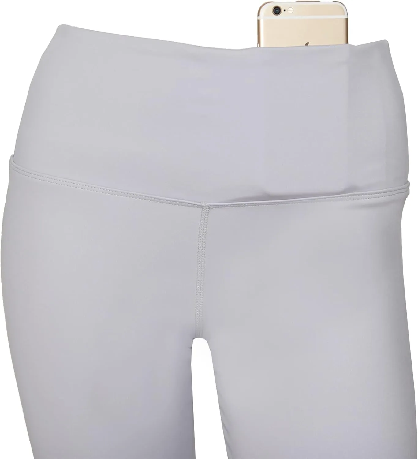 Private Island Women UPF50  Bootcut Long Leggings Pants Pocket Swim Beach Swimsuit Rash Guard Bathing Bottom (RMLBC)