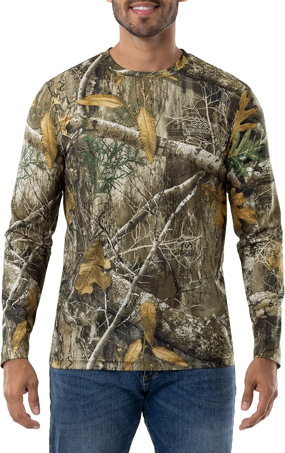 Realtree Men's 2 Pack Long Sleeve Performance Tees