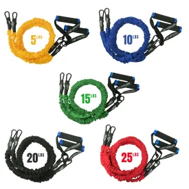 Resistance Bands with Handles (Multiple Sizes)