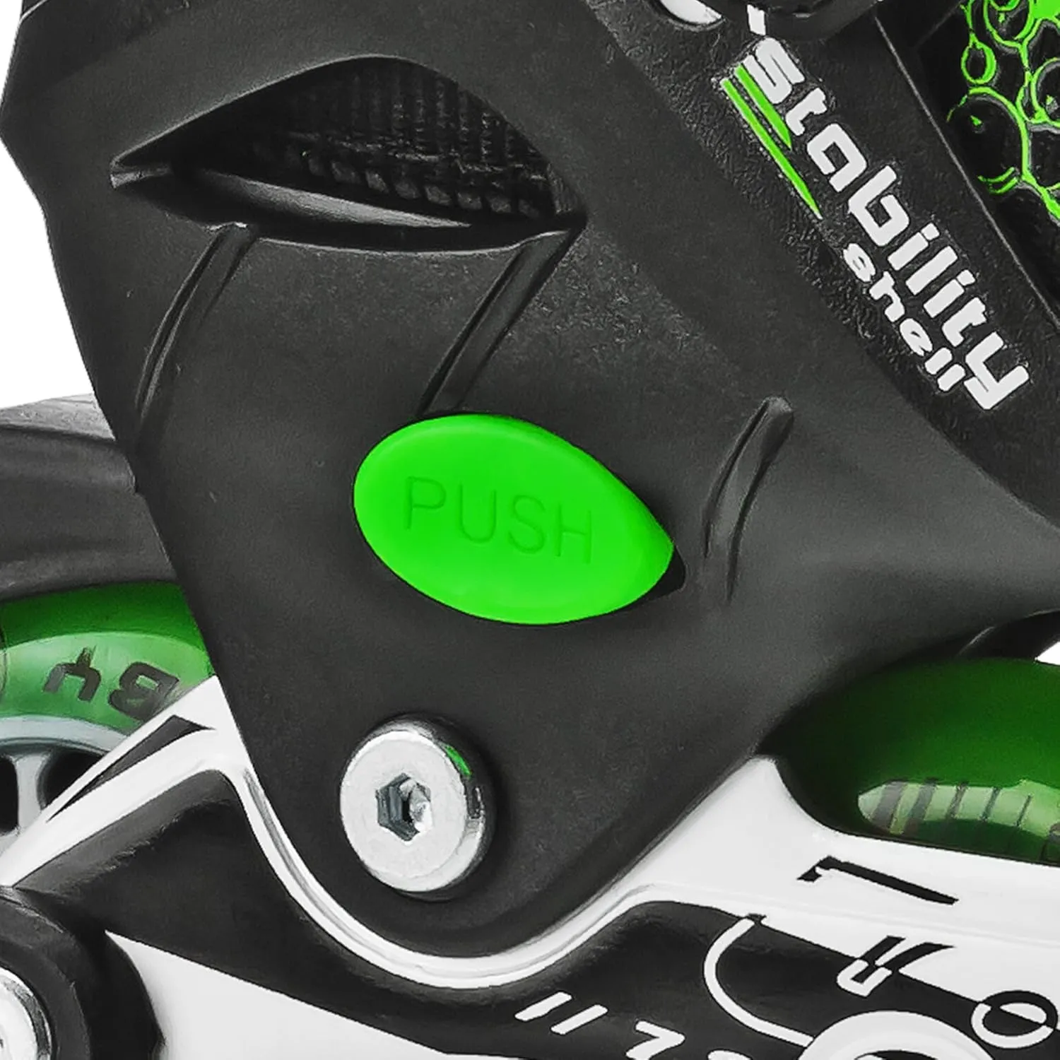 Roller Derby ION 7.2 Inline Skates with Aluminum Frames and Adjustable Sizing for Growing feet