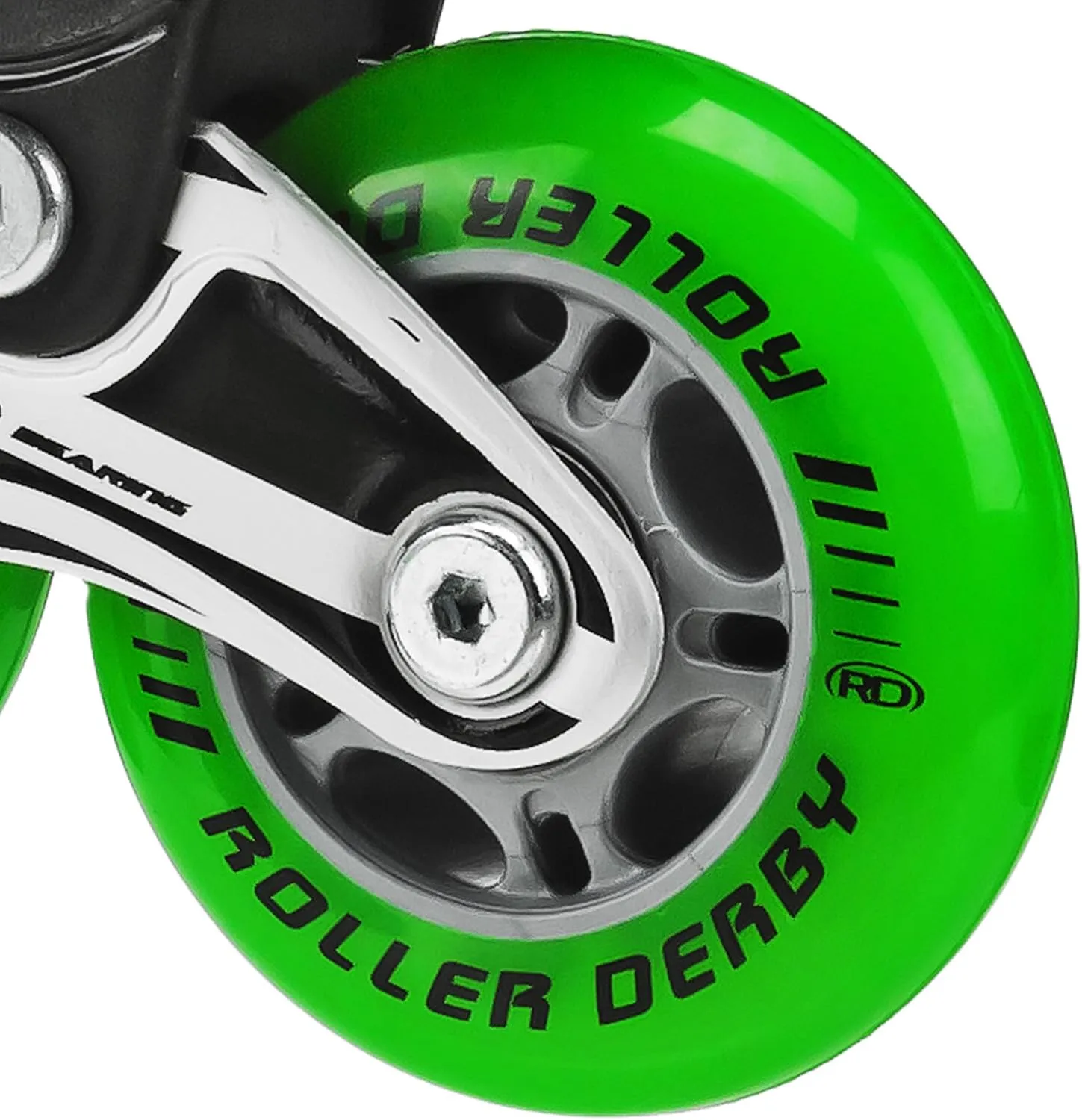 Roller Derby ION 7.2 Inline Skates with Aluminum Frames and Adjustable Sizing for Growing feet