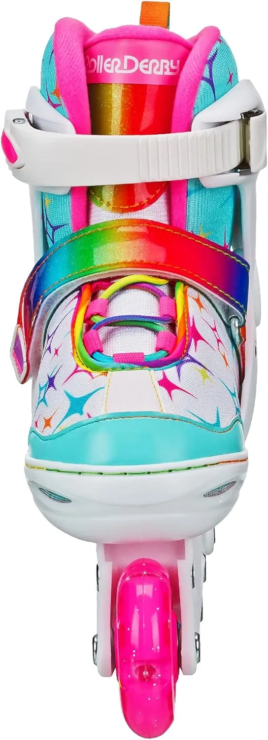 Roller Derby Stryde Youth Adjustable Inline Lighted Wheel Skates