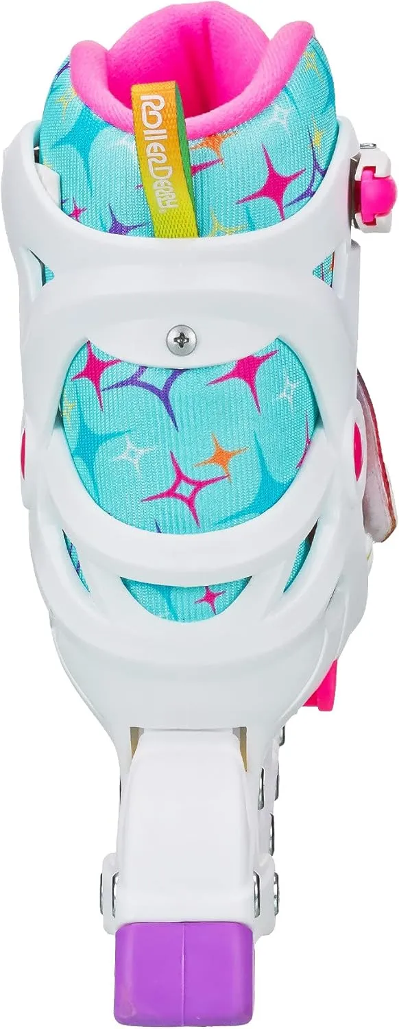 Roller Derby Stryde Youth Adjustable Inline Lighted Wheel Skates