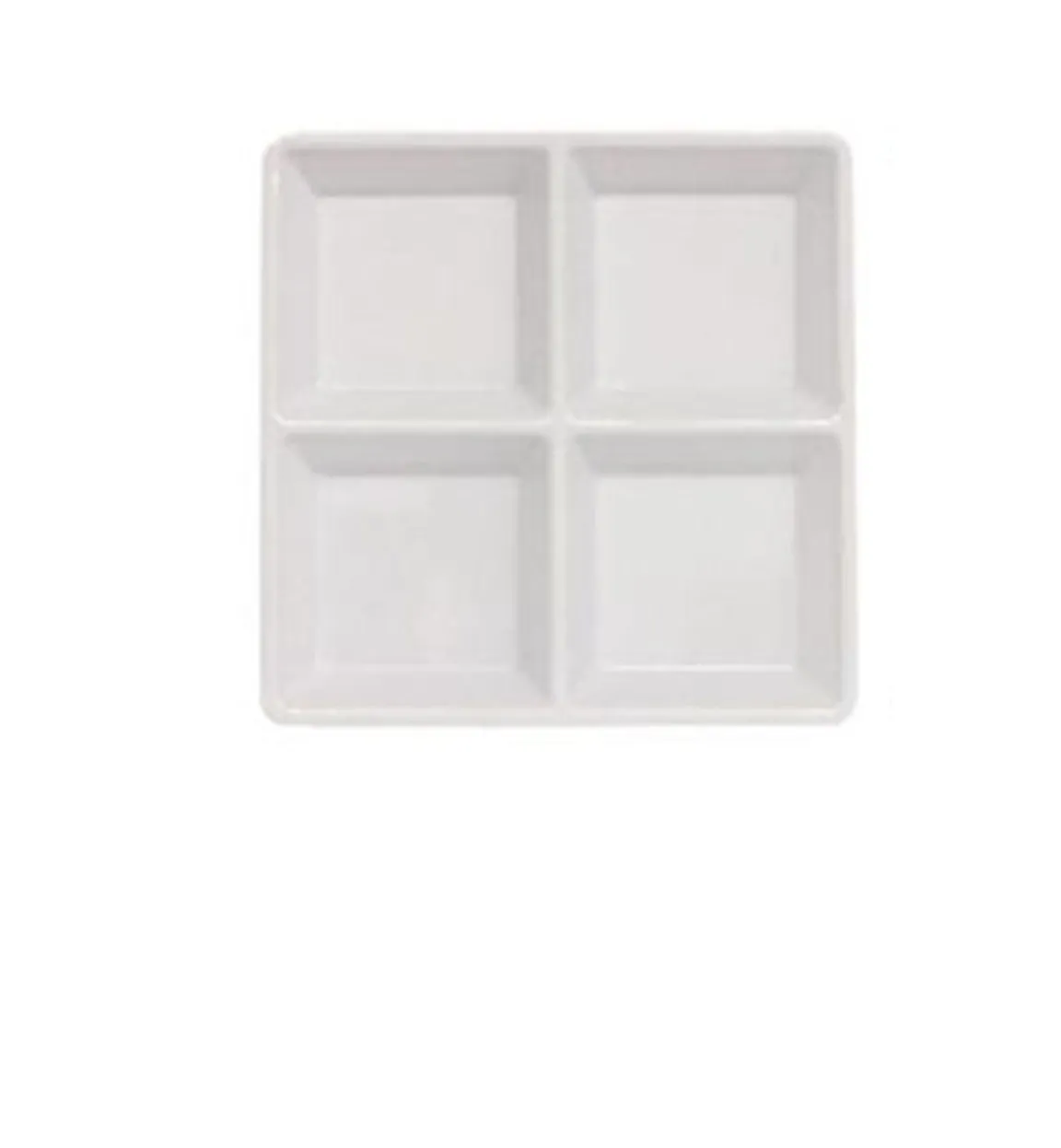 Royal Kitchenware White Melamine Serving Plate 4 Section 0249