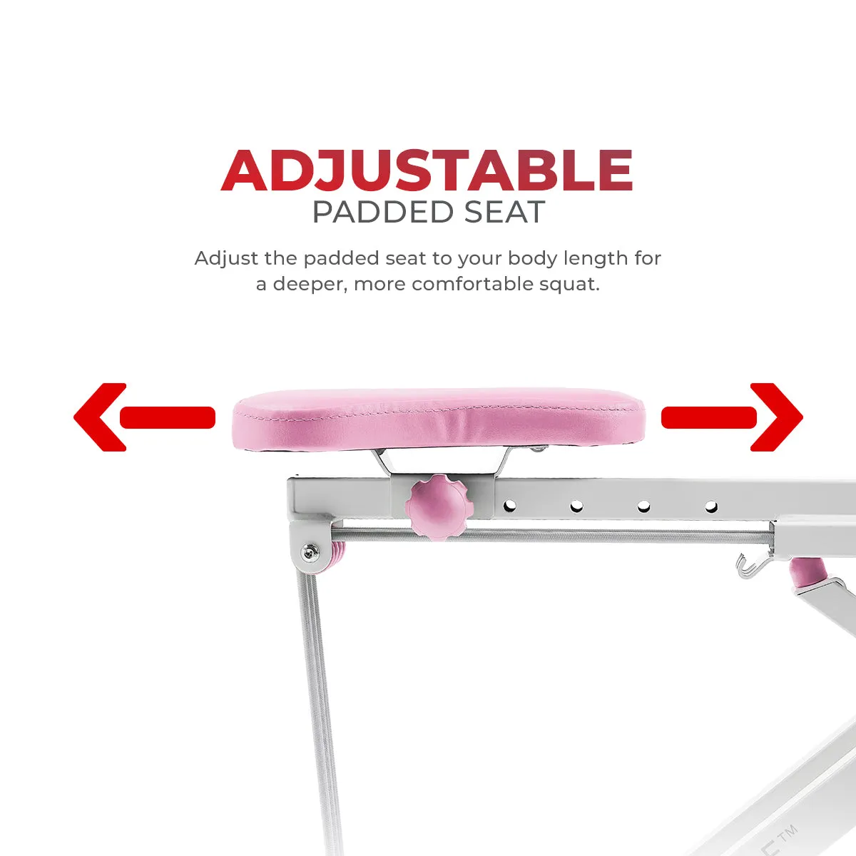 Smart Upright Row-N-Ride® Exerciser in Pink