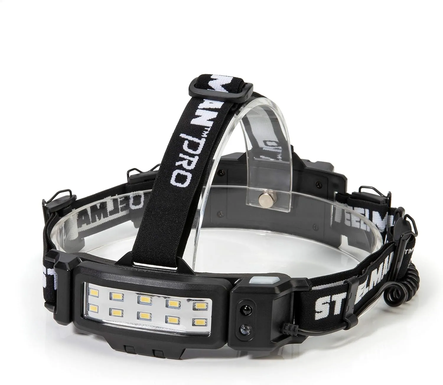 Steelman Slim Profile Rechargeable LED Motion-Activated Headlamp, 250-Lumen, 3 Brightness Settings, 20-Meter Range, Water-Resistant