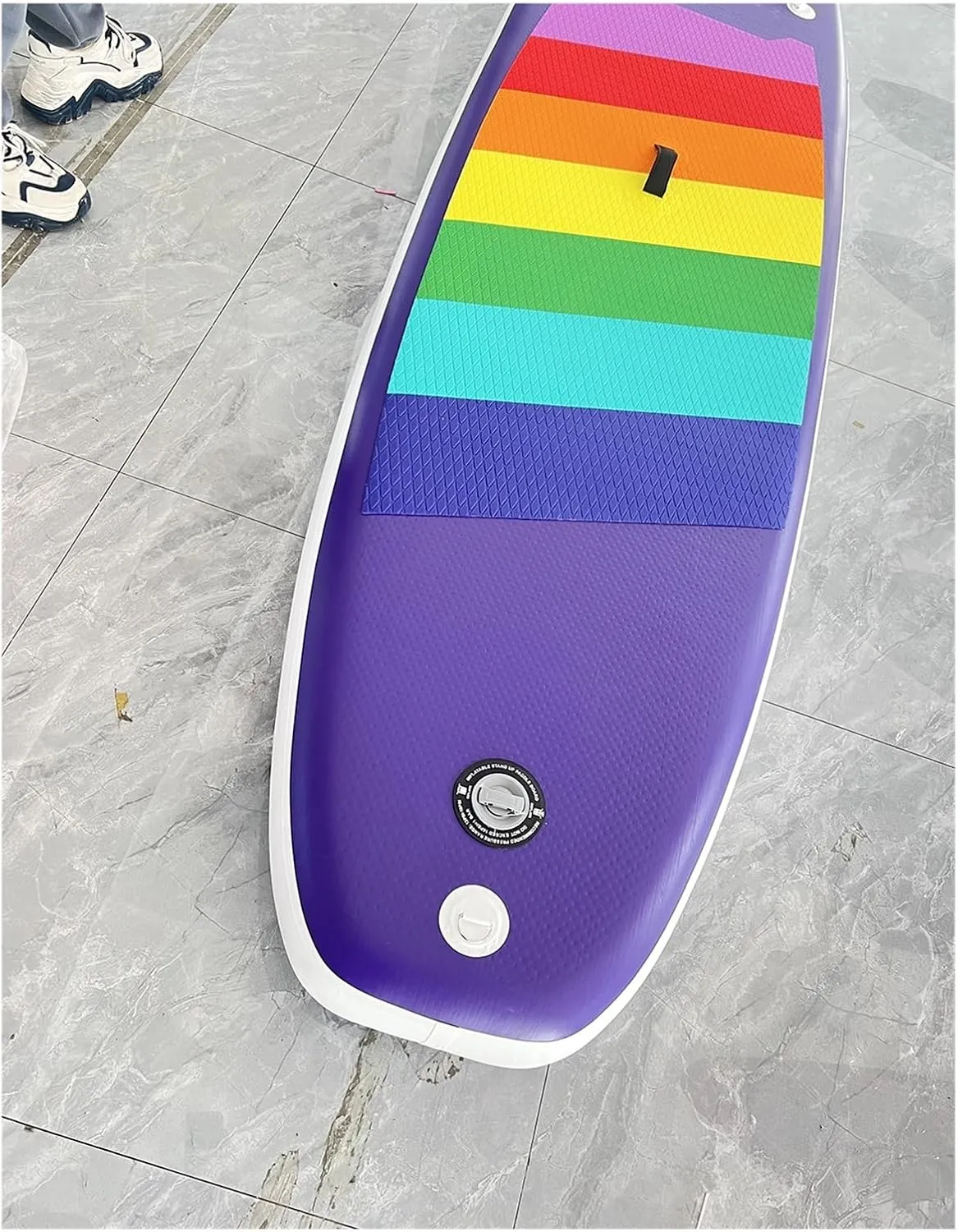 Surfboard Stand Up Surfboard SUP Inflatable Paddle Board Ultralight Paddle Board with SUP Accessories Fins Adjustab Surf Board Outdoor Recreation
