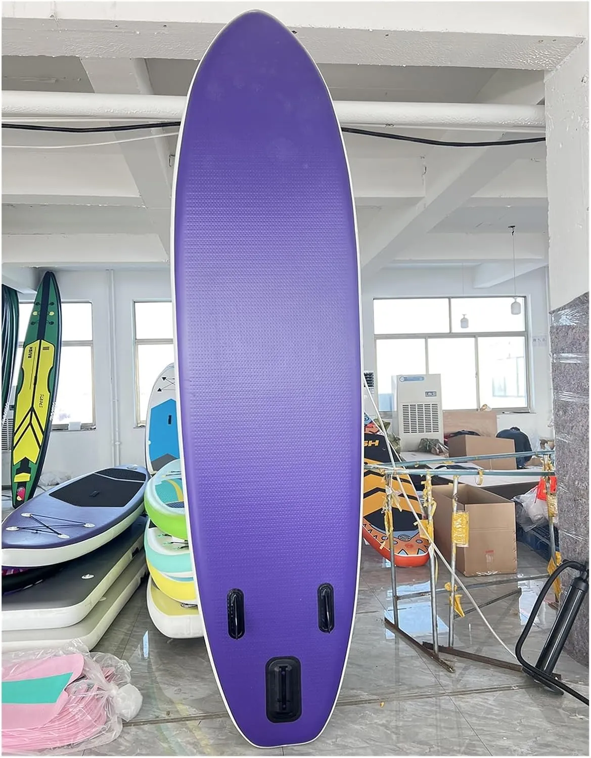 Surfboard Stand Up Surfboard SUP Inflatable Paddle Board Ultralight Paddle Board with SUP Accessories Fins Adjustab Surf Board Outdoor Recreation