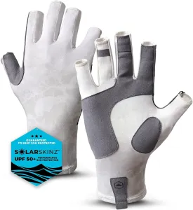 Tough Outdoors UV Fishing Gloves - Fingerless, Kayaking & Sailing - UPF 50  Sun Protection