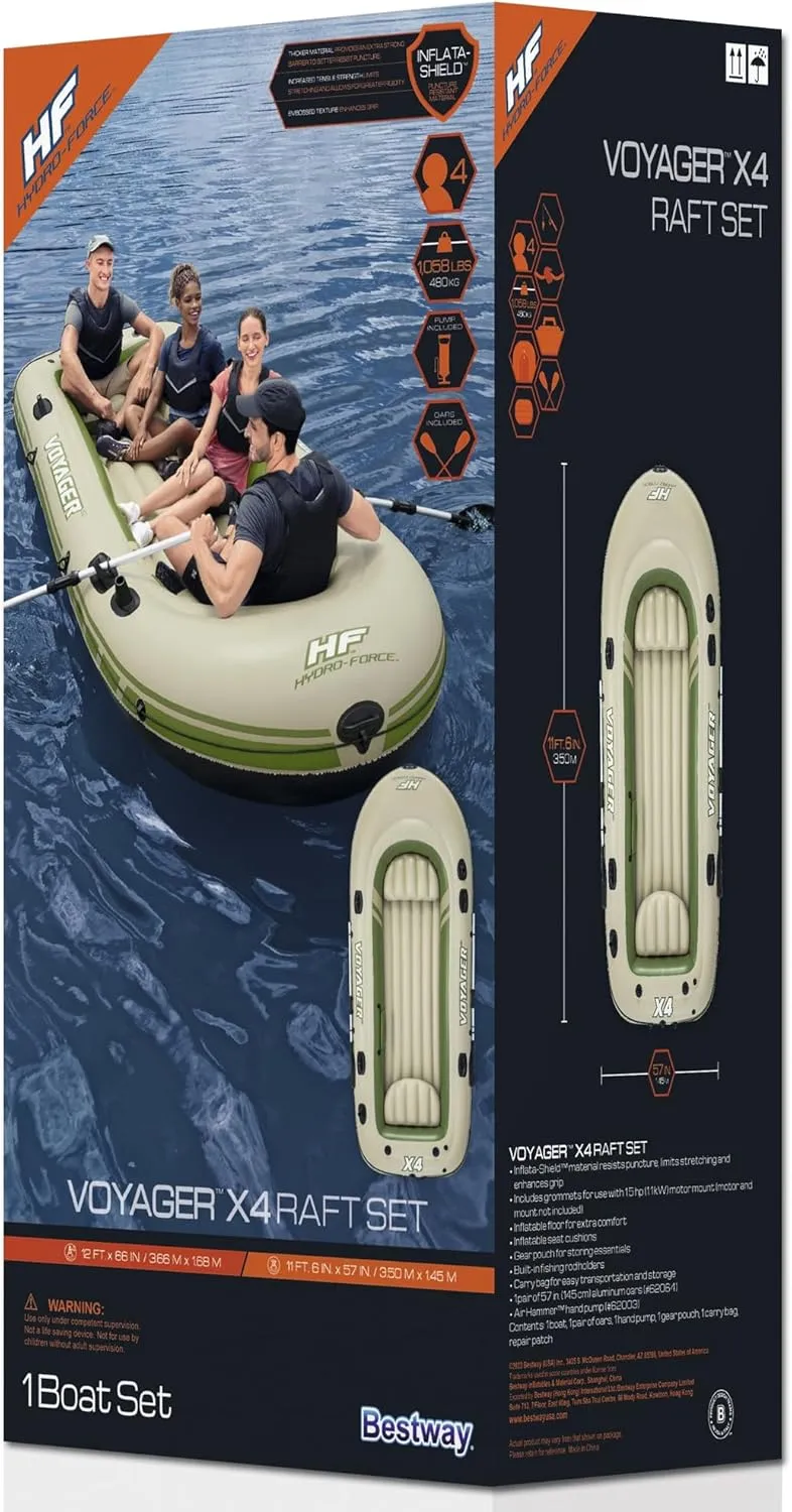 Treck X3 Inflatable Raft Set