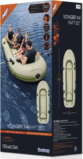 Treck X3 Inflatable Raft Set