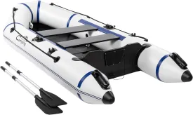 VERYKE 10FT Inflatable Boat,Inflatable Raft Sport Tender Dinghy,Rescue Diving Boat,350 lbs Weight Capacity