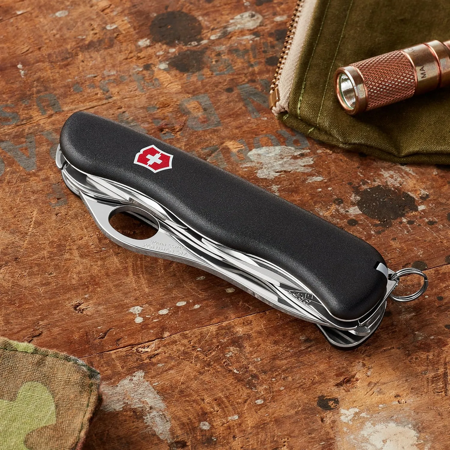 Victorinox Swiss Army One-Hand Trekker Multi-Tool Pocket Knife