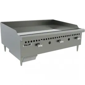 Vulcan VCRG36-M Gas 36" Countertop Griddle with Manual Controls - 75,000 BTU | Denson CFE