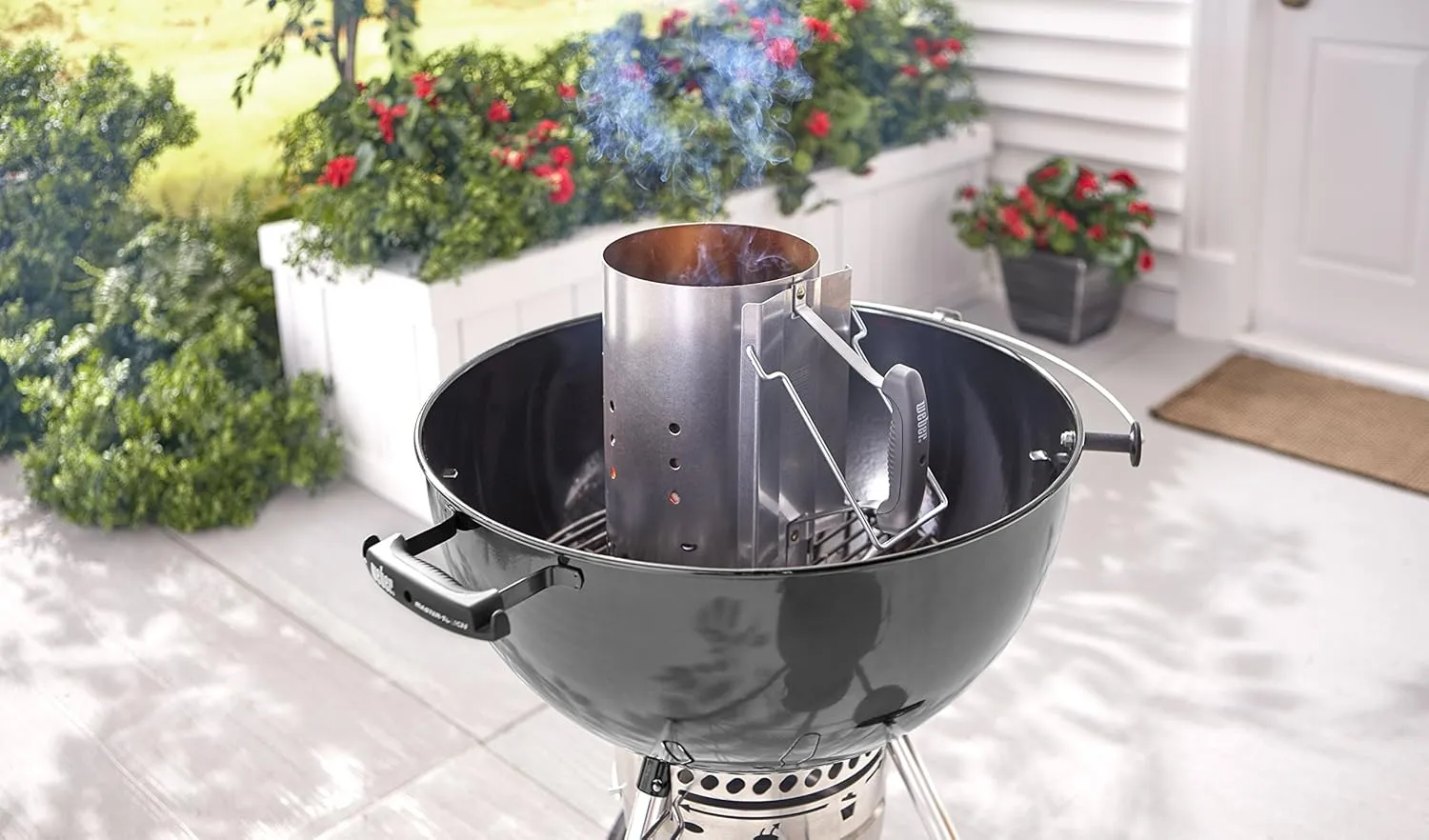 Weber Rapidfire Chimney Starter, Standard, Silver
