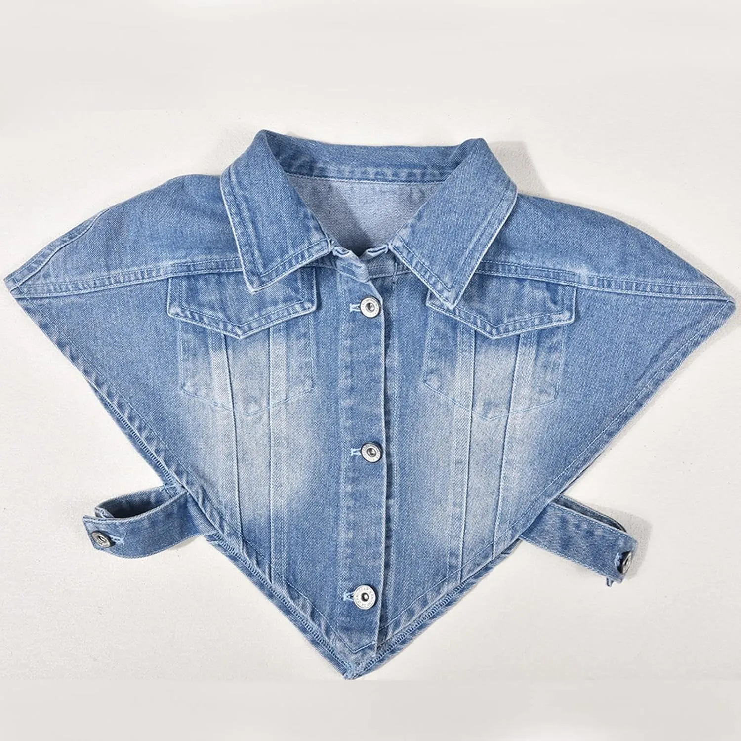 Womens Summer Cute Camo Button Down Cropped Jean Jacket Casual Lapel Outwear Denim Shirts Blouse Top