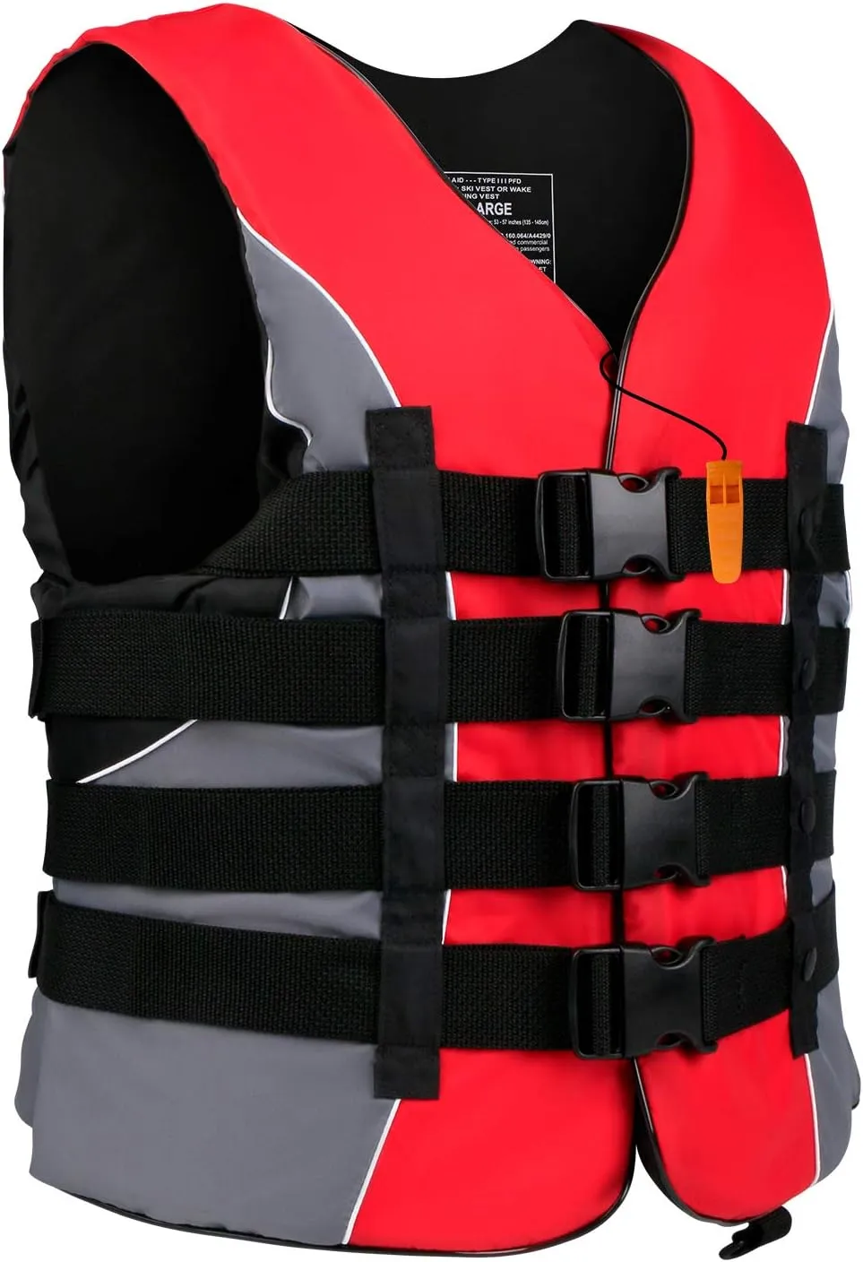 XGEAR Adult USCG Life Jacket Water Sports Life Vest
